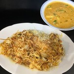 コチン ニヴァース - マトンビリヤニ＆ベジタブルコルマ