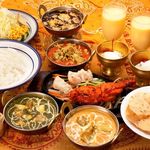 本格インド料理 MINA - 料理写真:カップルセット。カレーは2種から選べます。