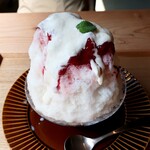 C-farm cafe - いちご練乳かき氷