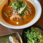 麺場 田所商店 - ミソヤムクン（追いパクチー）