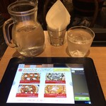 Itariandainingu Kafe Ha-Re-Pa-Ku - 注文用タッチパネル