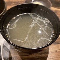 黒毛和牛ヘレ肉専門店 炭火焼肉 りきちゃん 北浜店 - スープ
