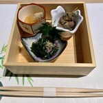 高級和食 札幌 宮川 梅田店 - 前菜　3種盛り