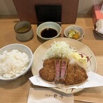 とんかつ野崎 - 【特選松阪牛】牛ヒレカツレツ定食