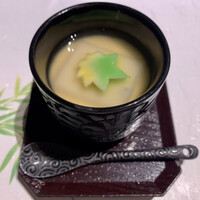 高級和食 札幌 宮川 梅田店 - 温物　茶碗蒸し　餅　花麩