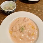 洋食 no ARIKA - エビ明太チーズオムライス　¥990
