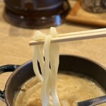 京橋真道 - 麺のアップ