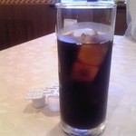 手打ち蕎麦　さとみ - セットに付くドリンクにはアイスコーヒー