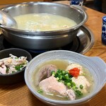 水たき 長野 - 水たき(骨付き)コース