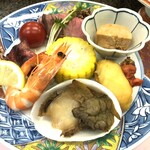 割烹民宿 めぐろ - 前菜