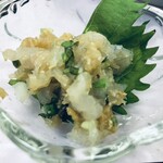 割烹民宿 めぐろ - アイナメのなめろう
