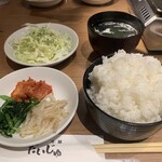 焼肉冷麺だいじゅ - 定食