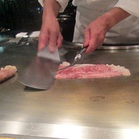 みなみ - 山形牛のコース　最初は薄切りのお肉
