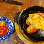 Umai Monya Sakura - 極太ソーセージとカマンベールチーズの鉄板焼BBQ風