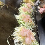 Okonomiyaki Hirano - ぷりぷり生えび
