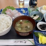 ふくふくタケロ - 真ダイ刺身定食