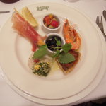 トラットリア ダ・ヴィンチ - アンティパスト、５品盛り合わせ