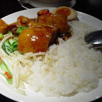 過門香 銀座本店 - 重慶式豚角煮あんかけ御飯☆