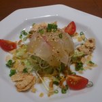 艇家大牌トン - 鯛のカルパッチョ