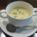 ラトリエ プリュ - コーンスープ