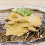 蕎麦割烹  倉田 - 房州産 蒸し鮑、鹿児島県産 鹿屋在来蕎麦を肝ソース