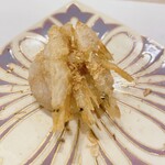 蕎麦割烹  倉田 - 新蓮根饅頭、富山県産 白海老唐揚