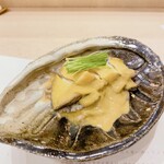 蕎麦割烹  倉田 - 房州産 蒸し鮑、鹿児島県産 鹿屋在来蕎麦を肝ソース