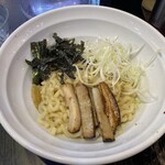 麺爺あぶら - 油そば黒「醤油」(580円? 失礼、忘れた) 並　ニンニクシングル