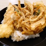 名代 箱根そば - ミニかき揚げ丼