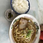 中華そば かわい - 中華そば大　ご飯