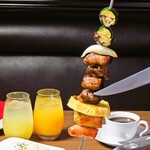 ★ Churrasco Lunch★ - Freshly baked Churrasco ♪ Enjoy the meat, vegetables, and pineapple grilled in a special machine ♪ -