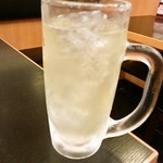 日高屋 - レモンサワー(260円)