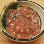 家庭料理 三福 - 近所の桃屋のでは無い、真野商店の鰹の塩辛