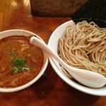 いつ樹 - 全部入り 海老つけ麺 大盛 1000円＋100円。