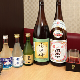 Kyushu's local sake, purchased according to the season, is perfect for cooking.