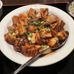 上海華龍 - 【2023.8.22(火)】麻婆豆腐定食（並盛）950円