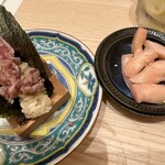 Kai Sashi Mise Mmonten Shirahara - 手巻き寿司と岩下の新生姜