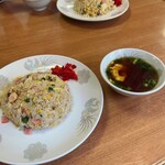 新華園 - やきめし800円× 2 ♪