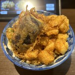 天麩羅 秋光 - イカ丼