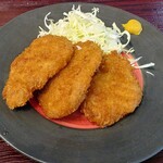 Snack cutlet with sauce
