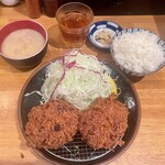 とんかつ 檍 - 檍の賄い定食