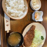 とんかつ美多 - ロースカツ定食¥900