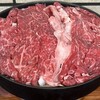 すき焼･鍋物 なべや - 牛肉鉄鍋1100円
