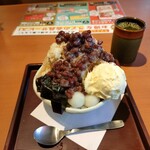 和食さと - コーヒー金時＋ミルク＋アイスクリーム=¥438(本体半額サービス中)