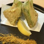 Nikusoba Iroha - ピーマン肉詰め天ぷら