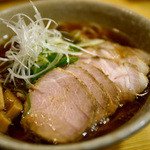 山崎麺二郎 - チャーシュー増し　らーめん（醤油）