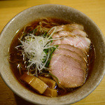 山崎麺二郎 - チャーシュー増し　らーめん（醤油）