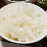 キッチン ブルー グローブ - ご飯大盛りのアップ