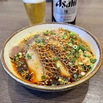 四川 郷土菜 シャンバァロウ - 四川名菜！牛スネとハチノスの辛味ソース 980円