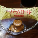 キッチン ブルー グローブ - お菓子のアップ